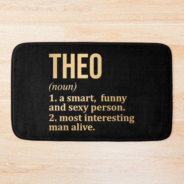 Item preview, Theo Name Definition in Gold designed and sold by XCIV.