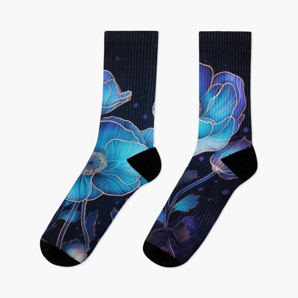 Item preview, Luminous Blue Flower   designed and sold by RestingLioness.