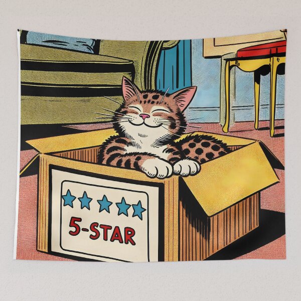 Item preview, Typical Cat Old Comics Style Illustration designed and sold by VectorPlace.
