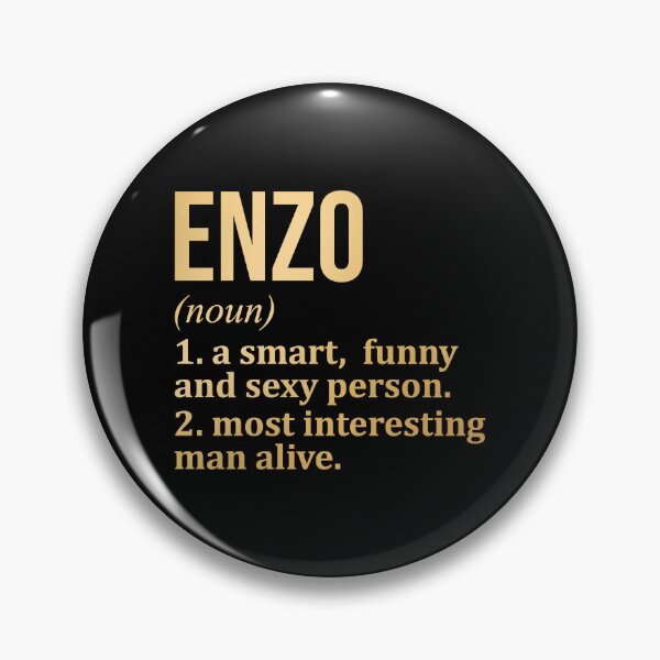 Item preview, Enzo Name Definition in Gold designed and sold by XCIV.
