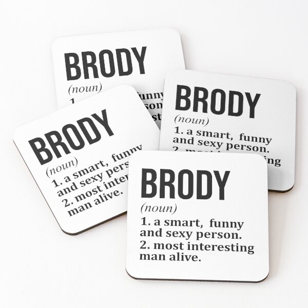 Item preview, Brody Name Definition designed and sold by XCIV.