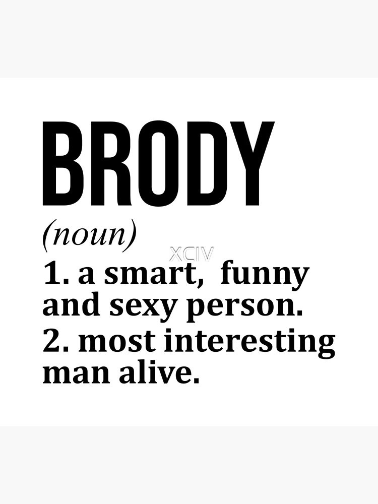 Brody Name Definition