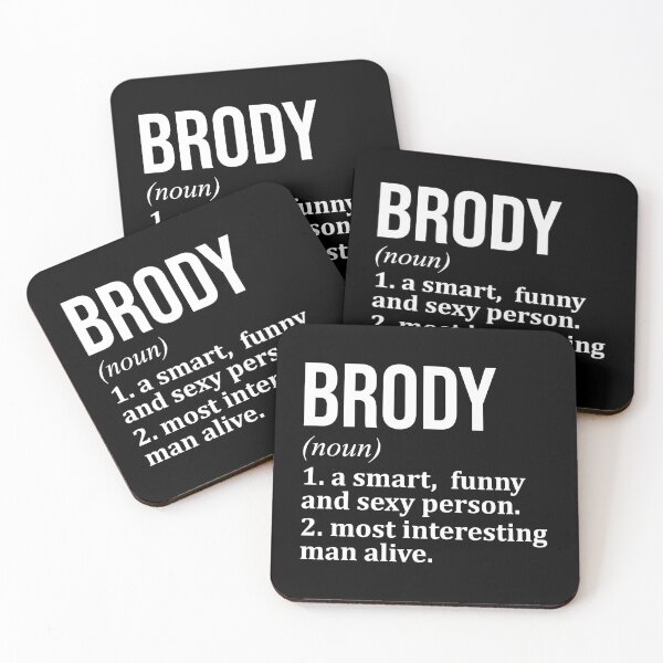 Item preview, Brody Name Definition designed and sold by XCIV.