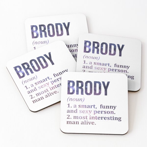 Item preview, Brody Name Definition designed and sold by XCIV.