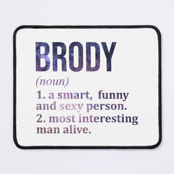 Item preview, Brody Name Definition designed and sold by XCIV.