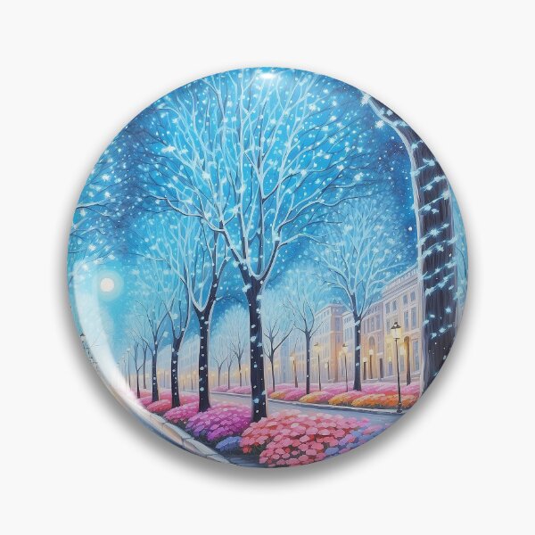 Item preview, Blue Lights in Winter designed and sold by Witsprings.