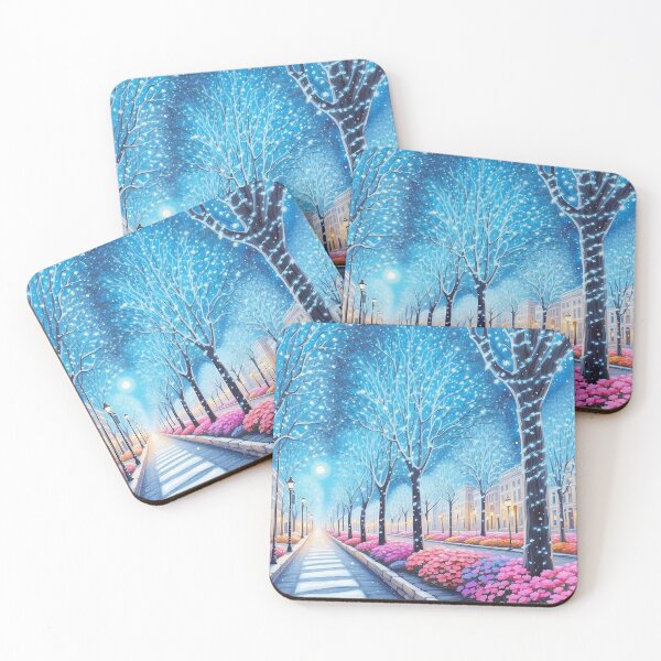 Item preview, Blue Lights in Winter designed and sold by Witsprings.