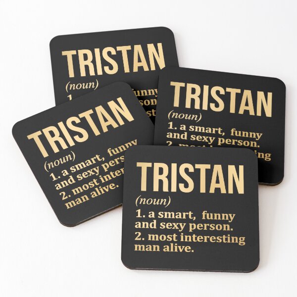 Item preview, Tristan Name Definition in Gold designed and sold by XCIV.