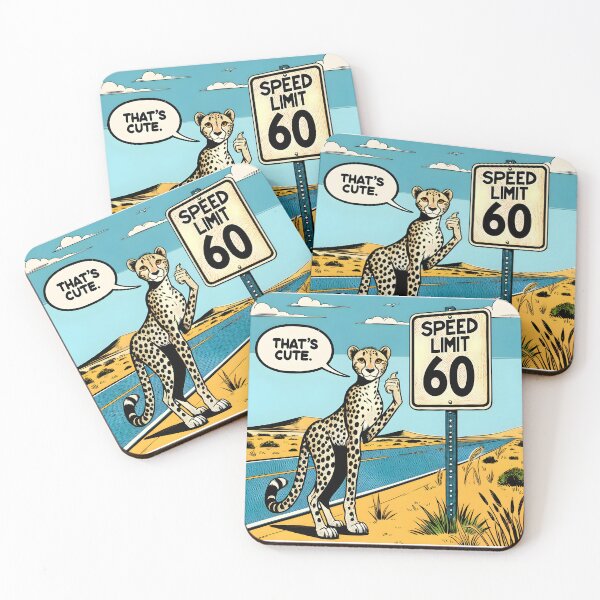 Item preview, Fast Cheetah Old Comics Style Illustration designed and sold by VectorPlace.