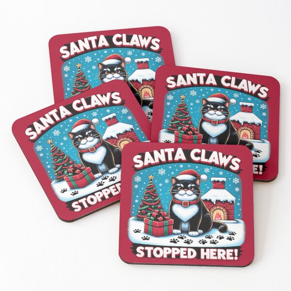 Item preview, Santa Claws Stopped Here! designed and sold by ZenEverAI.