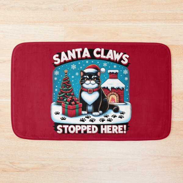 Item preview, Santa Claws Stopped Here! designed and sold by ZenEverAI.