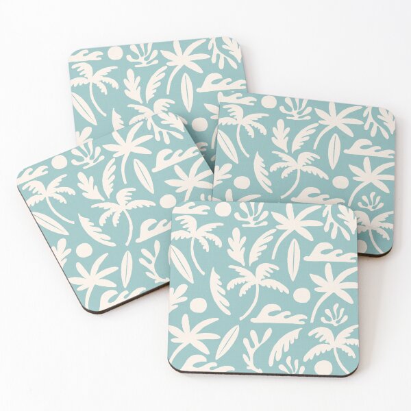 Item preview, Surf Haven pattern - vintage blue designed and sold by Gale Switzer.