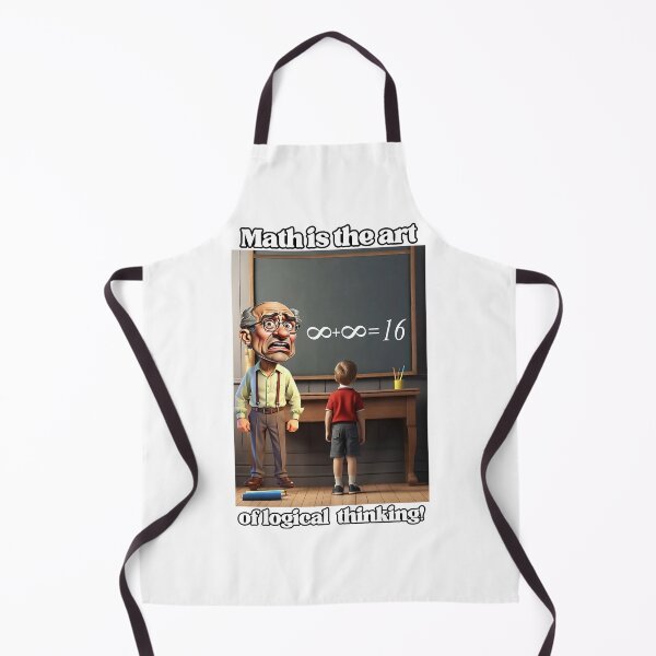 Item preview, Funny Math Memes - Math is the art of logical thinking designed and sold by AleksKos.