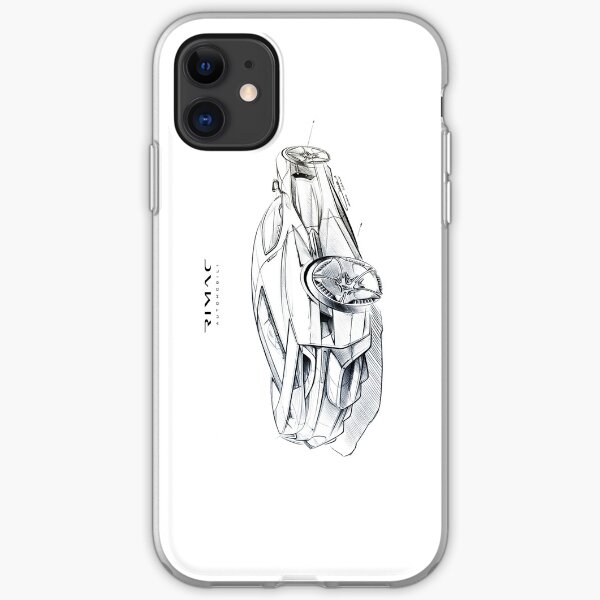 Rimac C_Two Sketch iPhone Soft Case
