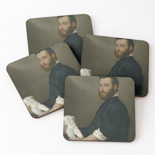 Item preview, The Sculptor Alessandro Vittoria by Giovanni Battista Moroni designed and sold by K0ffieBroodje.