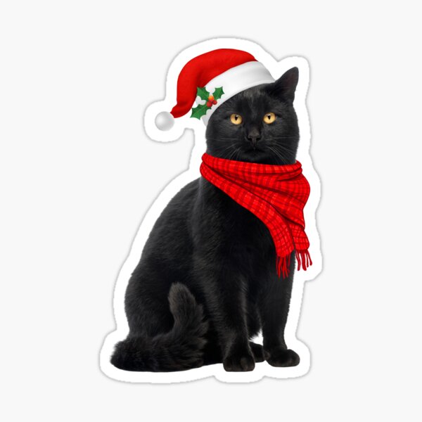 Item preview, Black Cat Christmas - Funny black cat lover Christmas gift designed and sold by Pawsitive House.