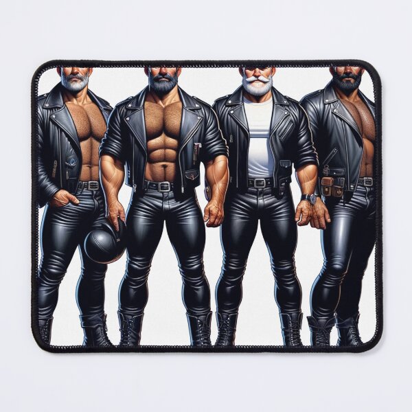 Item preview, Gay bearded bikers ready for a ride designed and sold by norbears.