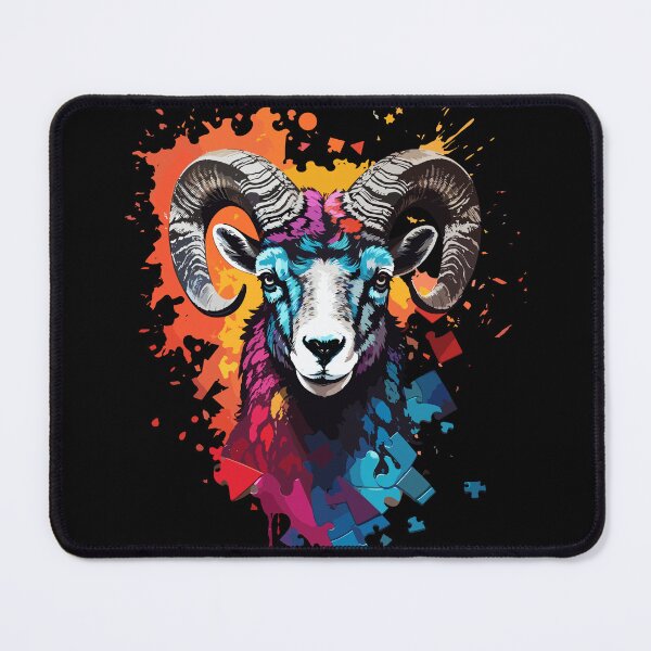 Item preview, Vibrant Vigor - The Ferocity of the Big Horn. designed and sold by SandArtz.