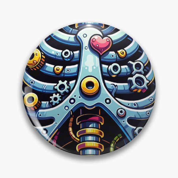 Item preview, Playful Cybernetic Robotic Skeleton Ribs designed and sold by Promptified.