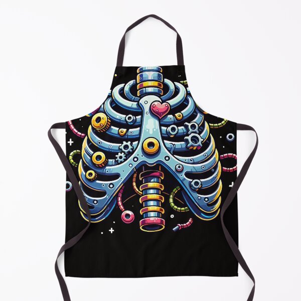 Item preview, Playful Cybernetic Robotic Skeleton Ribs designed and sold by Promptified.