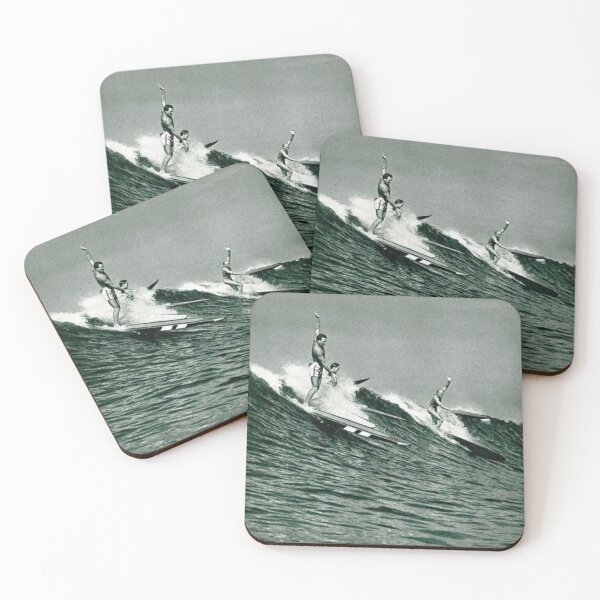 Item preview, Feel the waves and that retro surf style with Vintage Surf designed and sold by soulsurferart.