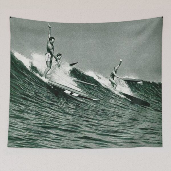 Item preview, Feel the waves and that retro surf style with Vintage Surf designed and sold by soulsurferart.
