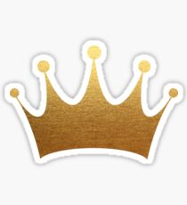 gold crown Sticker