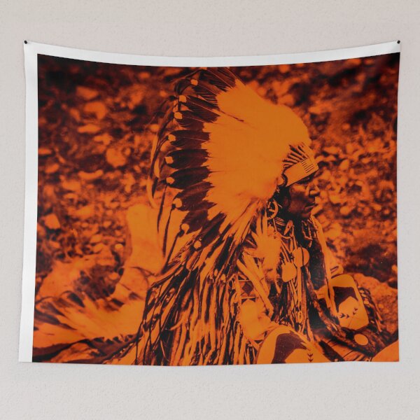 Item preview, Nez Perce Warrior 1918 designed and sold by lobodelnoir.