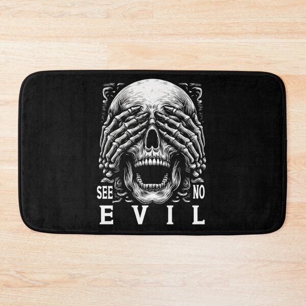 Item preview, See No Evil Skull designed and sold by CreepyCornerArt.