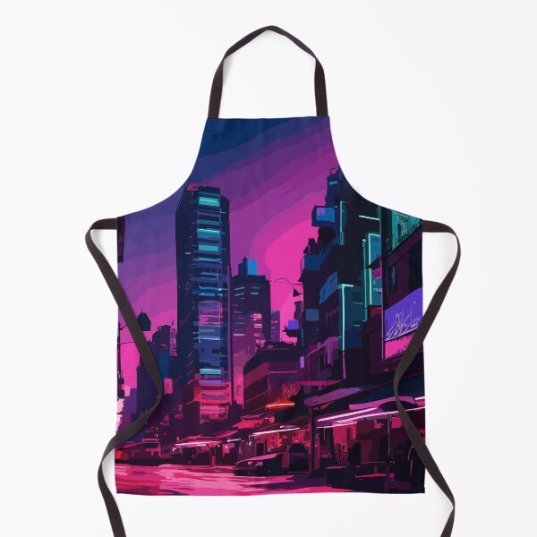 Item preview, Neon Lit Cityscape designed and sold by Ikibrai.