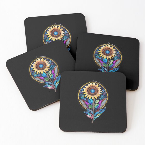 Item preview, Stained Glass Sunflower designed and sold by Desfix.