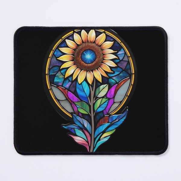 Item preview, Stained Glass Sunflower designed and sold by Desfix.