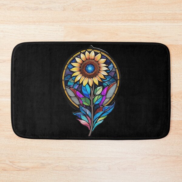 Item preview, Stained Glass Sunflower designed and sold by Desfix.