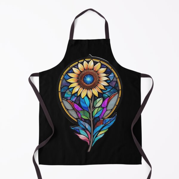 Item preview, Stained Glass Sunflower designed and sold by Desfix.
