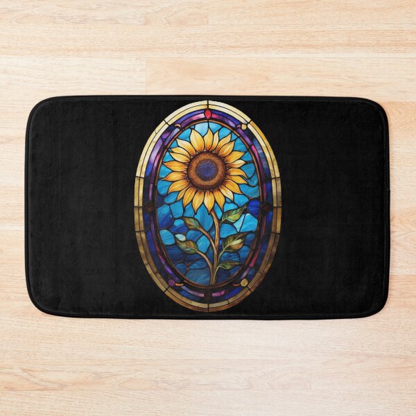 Item preview, Stained Glass Sunflower designed and sold by Desfix.