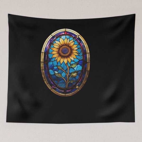 Item preview, Stained Glass Sunflower designed and sold by Desfix.