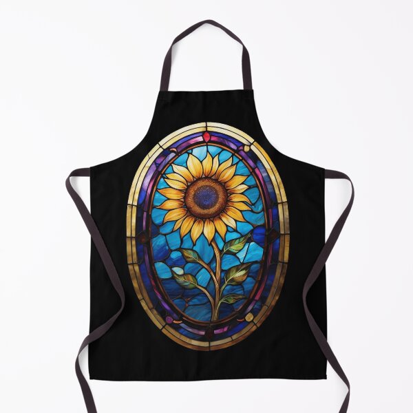 Item preview, Stained Glass Sunflower designed and sold by Desfix.