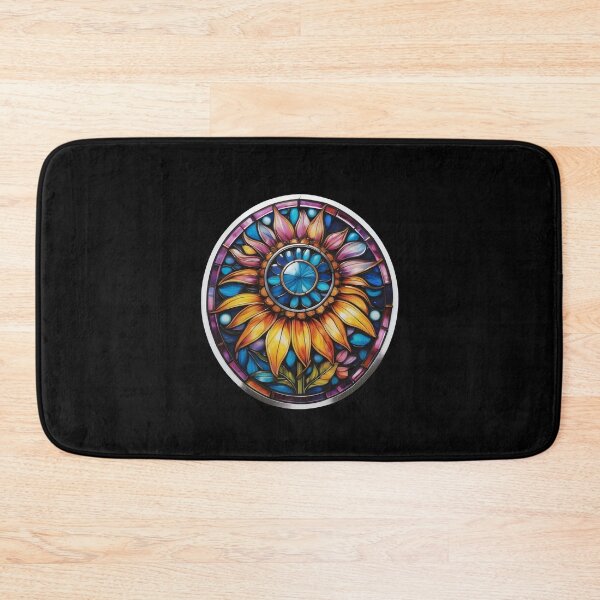 Item preview, Stained Glass Sunflower designed and sold by Desfix.