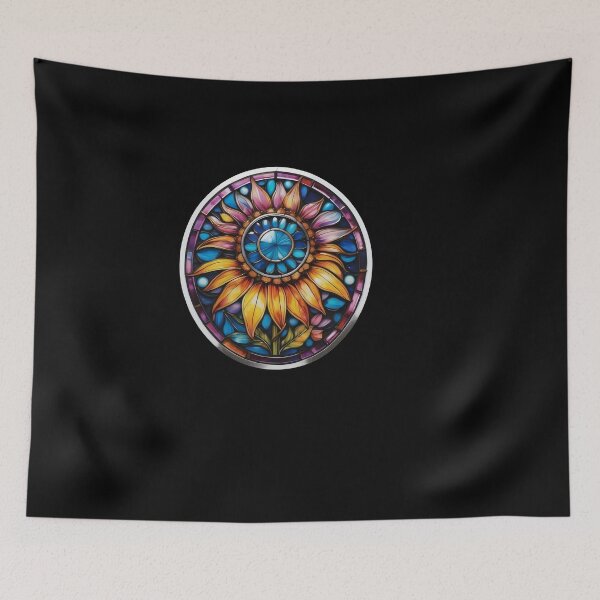Item preview, Stained Glass Sunflower designed and sold by Desfix.