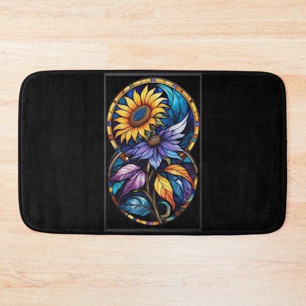 Item preview, Stained Glass Sunflower designed and sold by Desfix.