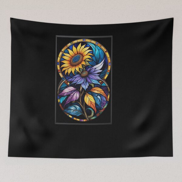 Item preview, Stained Glass Sunflower designed and sold by Desfix.