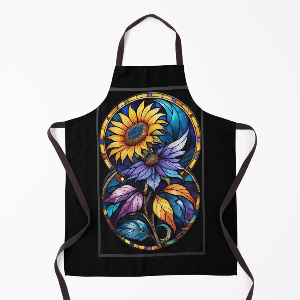 Item preview, Stained Glass Sunflower designed and sold by Desfix.