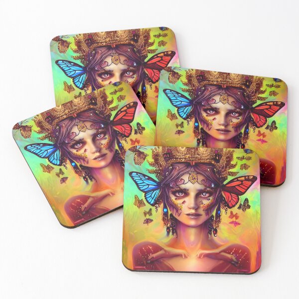 Item preview, Ethereal Elegance: Butterflies Grace the Alluring Muse designed and sold by Daniel Dudgeon.