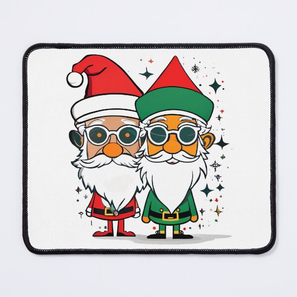 Item preview, santa claus and elf designed and sold by MindFrank.