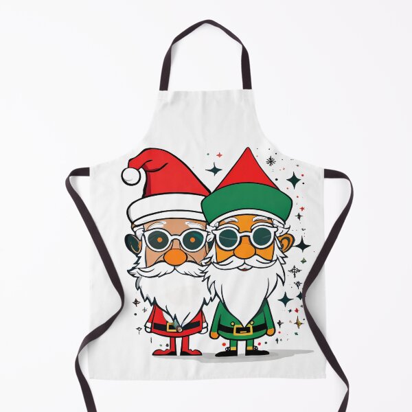 Item preview, santa claus and elf designed and sold by MindFrank.
