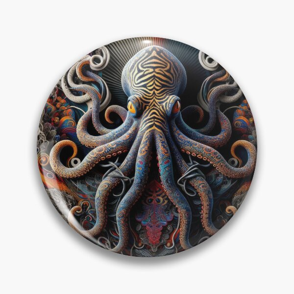 Item preview, Trippy Octopus designed and sold by machinesdream.