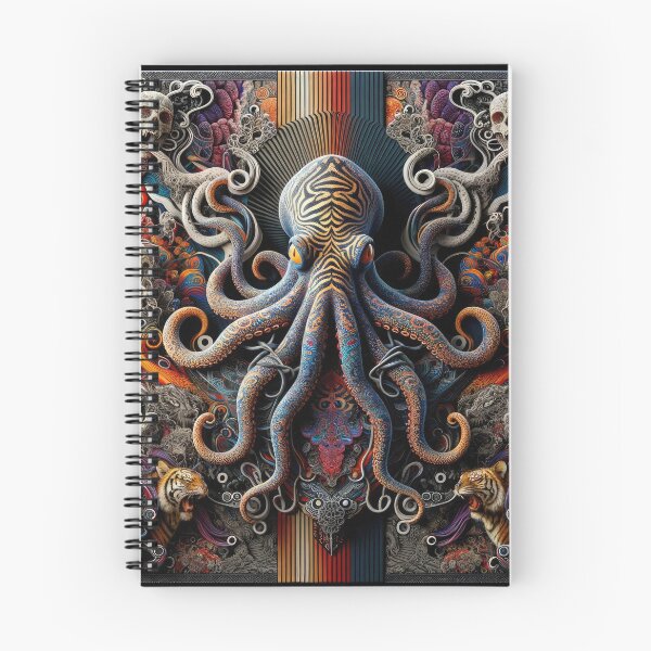 Item preview, Trippy Octopus designed and sold by machinesdream.