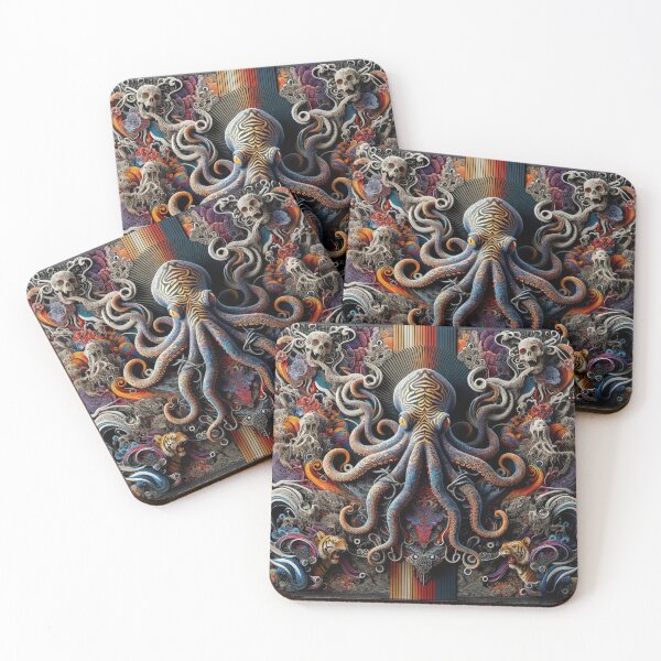 Item preview, Trippy Octopus designed and sold by machinesdream.