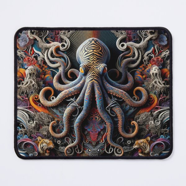 Item preview, Trippy Octopus designed and sold by machinesdream.
