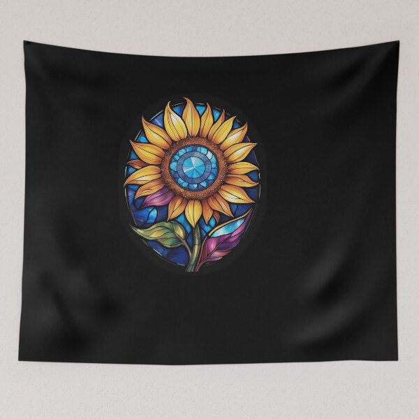 Item preview, Stained Glass Sunflower designed and sold by Desfix.